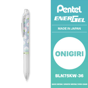 Bút gel Pentel energel Kawaii BLN75KW/ viết bi Needle Tip ngòi 0.5mm mực xanh ruột thay thế