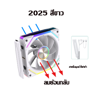 2025พัดลมแชสซี RGB/ARGB สไตล์ใหม่พลังลมแรง 0.01 วินาทีระบายความร้อนพัดลมโฮสต์ระบายความร้อนพัดลมคอมพิวเตอร์เคสหม้อน้ําเงียบมาก พัดลมระบายความร้อน ประสิทธิภาพสูง