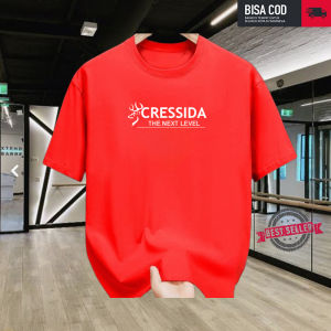 Kaos Distro cress text Hitam Premium Quality - Baju Kaos Lengan Pendek Pria Wanita Dewasa Remaja Bahan Katun 30s Adem