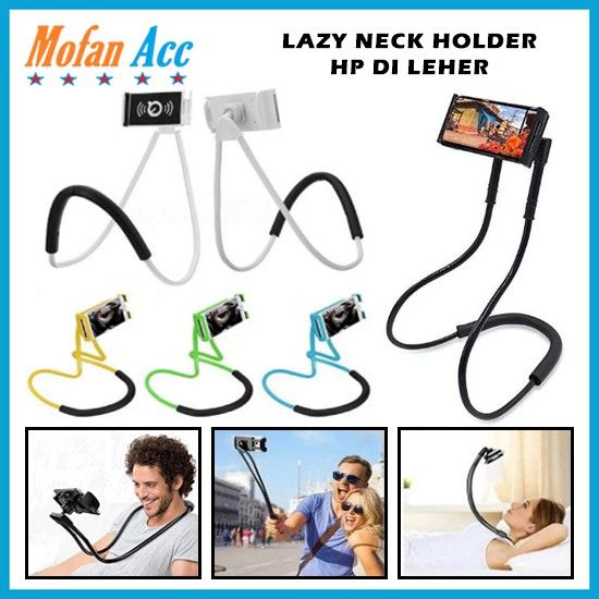 Lazy Neck Holder Hp di Leher Lazyneck Hanging Cell Lazypod Phone