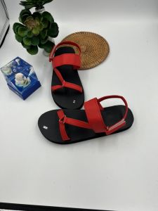 Giày xăng đan nam nữ A80 đỏ đế đen-xăng đan học sinh