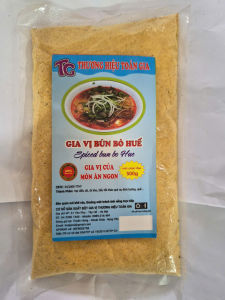 Gia vị bún bò huế có muối 500g gia vị nấu nước lèo bún bò đậm vị tại nhà nêm nếm sẵn dễ sử dụng