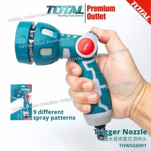 TOTAL Tools Garden Hose 9 pattern spray nozzle  - THWSG6091
