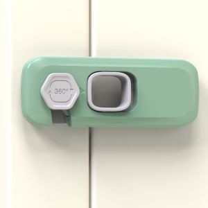 Home Refrigerator Lock Fridge Freezer Door Catch Lock Toddler Kids Child Cabinet Safety Lock for Baby Safety