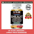 Pure Himalayan Shilajit for Men and Women 120 Capsules More Than Gummies, Resins Combined with Natural Ashwagandha Energy Health Kit Gold Curing Supplement Made in the USA. 