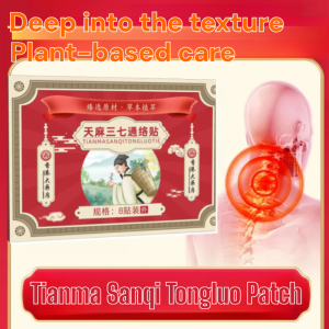Tianma Sanqi Pain Relief Patch Herbal Meridian Plaster for Shoulder Back Joint Pain Anti-Inflammatory & Analgesic