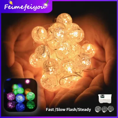(Free Battery) 3M/2M/1M LED Light String Fairy Lights 3 Modes Copper Wire Lamp Indoor and Outdoor Decorative Light for Christmas Valentine Home Ramadan Birthday Decorations