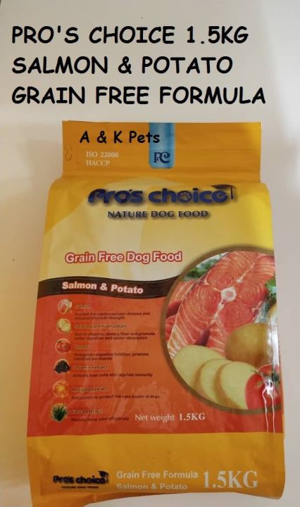 Pro's Choice Dog Food Salmon + Potato 1.5 KG | Lazada