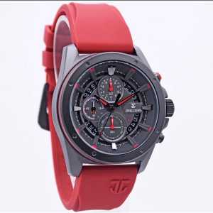 Jam tangan Pria Jonas Jasmin JJ5320MC tali rubber chrono tanggal aktif analog original