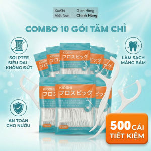[COMBO SIÊU RẺ]TĂM CHỈ NHA KHOA CAO CẤP KIOSHI - CHỨNG NHẬN ISO AN TOÀN - CHUẨN CHÍNH HÃNG