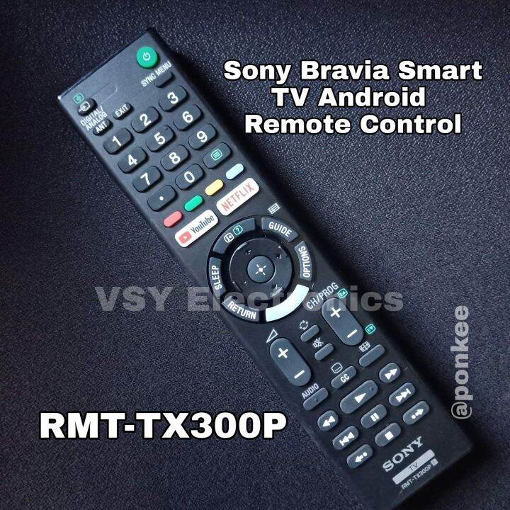 Original Genuine Sony Bravia Smart Tv Android Remote Control Rmt Tx P