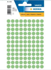 HERMA Multipurpose Labels Round 8mm Green (1845)