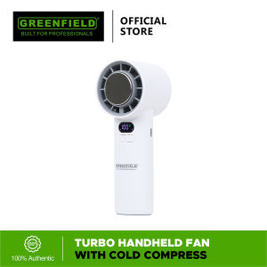 Greenfield Turbo Handheld Fan with Cold Compress