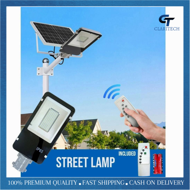 LED Solar powered street light with remote control induction outdoor ...
