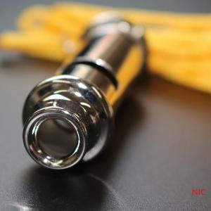 NIC 1pc Training Referee Metal Whistle With Neck Chain Outdoor Ball Dog Trainning Emergency Security School Wholesale