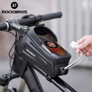 ROCKBROS B68 Tas Sepeda Waterproof MTB Roadbike Top Tube Frame Bag