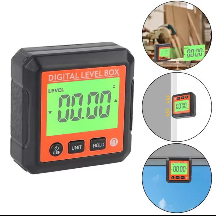 Inclinometer Digital Alat Ukur Sudut Kemiringan Slope Level Box Angle ...