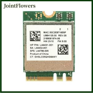 JointFlowers 1 Set 2.4Ghz Bluetooth-compatible WIFI Card IPX Connector Card RTL8822CE Dual-Band 802.11ac 1200Mbps M2 Wifi Card