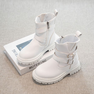 Future seeds high top boots for kids boys ankle zip boots for kids Black shoes for kids size 25-36