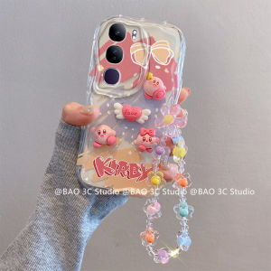 New Casing VIVO Y19s Pro VIVOY19s Pro VIVOY19sPro Hot Cute Cartoon 3D Dolls Flower Creative Anti-fall Shockproof Cream Phone Case with Fashion Flower Lanyard 2025