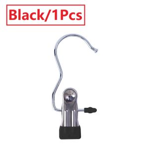 CSR Stainless Steel Anti-slip Clip/ Closet Storage Clip With Hook/ Balcony Laundry Drying Windproof Clip 1/5pcs