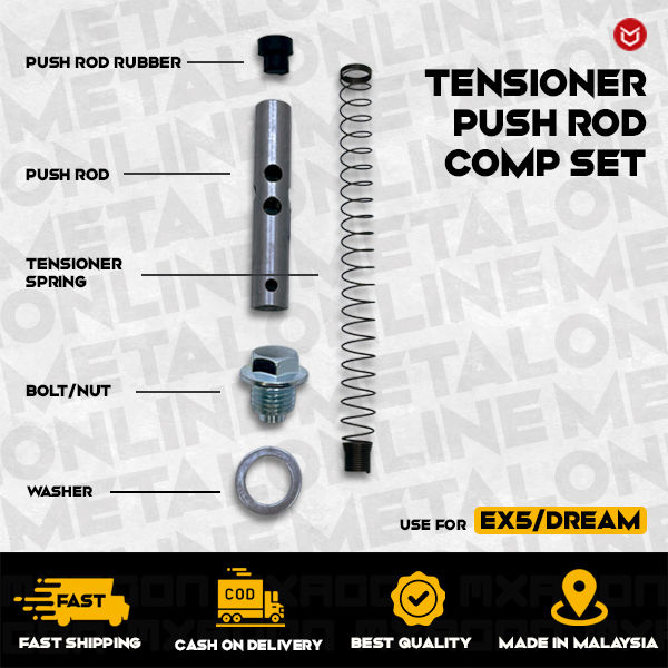 Push Rod Comp EX5 DREAM FUTURE DASH CAM CHAIN TENSIORNER PUSH ROD COMP SET | Lazada