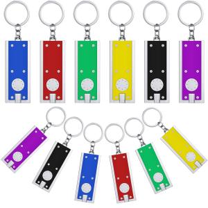 Mini Led Keychain Flashlight Square Keychain Light With Multiple Colors Randomly Sent Super Bright Flashlight Portable Outdoor Bright Mini Flashlight Suitable For Outdoor Camping Hiking And Emergency Lighting