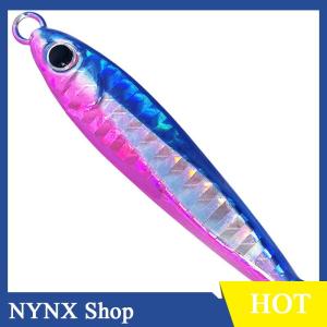 [NYNX] 1 cái mô hình mới Laser 10g 20g 30g 40g 60g thu hút câu cá kim loại Jig thu hút Câu Cá Biển kim loại Jig thu hút mồi dài đúc kim loại Jig