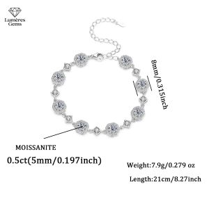 LumièRe Gems Platinum PT950 Morganite Square Necklace - 4 Carats - High-End Luxury Design - Anniversary Gift Best Matching Style