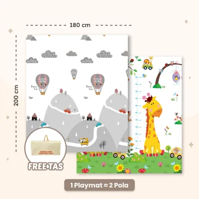 SNI Playmat Matras Empuk Mudah Di Bersihkan Tikar Lipat Matras Bayi