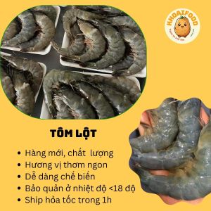 Tôm lột xanh tươi ngon chắc thịt ( khay 500g)