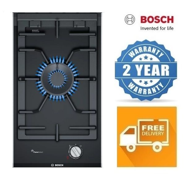 Bosch Series 8 Domino Gas Hob 30 cm Ceramic, Black PRA3A6D70 Lazada