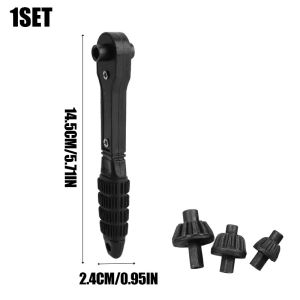 3-in-1 Ratchet Drill Double-headed Chuck Key Wrench Universal Mini Ratchet Drills Chuck Spanner for Electric Drill Power Tools