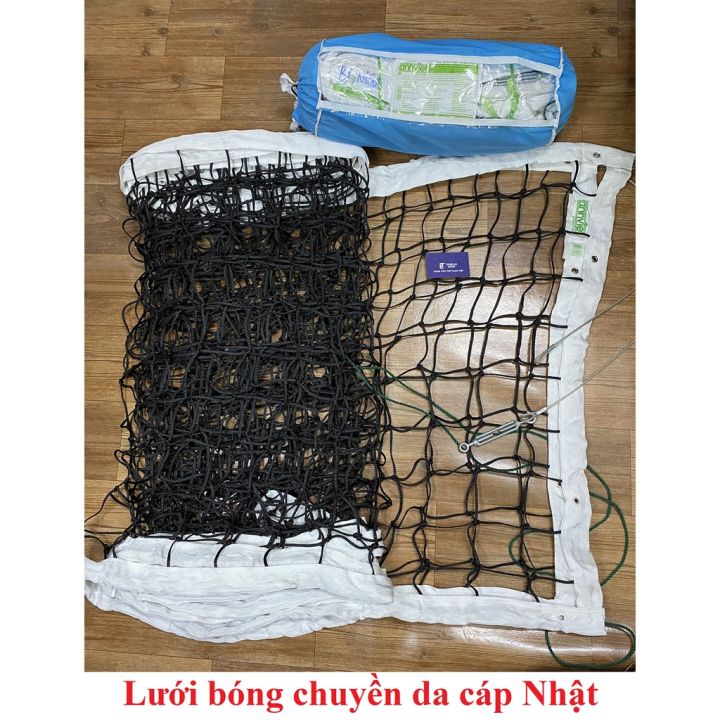 Lưới bóng chuyền da cáp 4 viền Nhật Bản (gồm cáp + tăng cáp) chính hãng ...