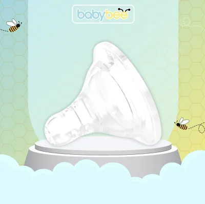 Babybee Silicone wide neck attached to baby bottles and Bottle Nipples Nipple kit Set