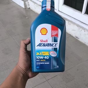 Oli Mesin Shell AX 7 Matic 1 Liter SAE 10W-40 Jaminan Asli & Original