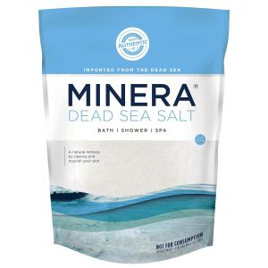 Muối biển Minera Fine Grain Dead Sea dùng để tắm và ngâm chân – 5 lbs tan nhanh 100% tinh khiết và tự nhiên không mùi làm mềm da.