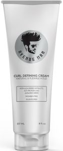 Kem Định Hình Tóc Xoăn Avenue Man - Kem tạo kiểu tóc xoăn giữ nếp linh hoạt dành cho nam giới với Keratin Acai & chiết xuất thảo dược - Kiểm soát tóc xơ rối chống ẩm kết cấu nhẹ - Sản phẩm dành cho tóc xoăn nam giới