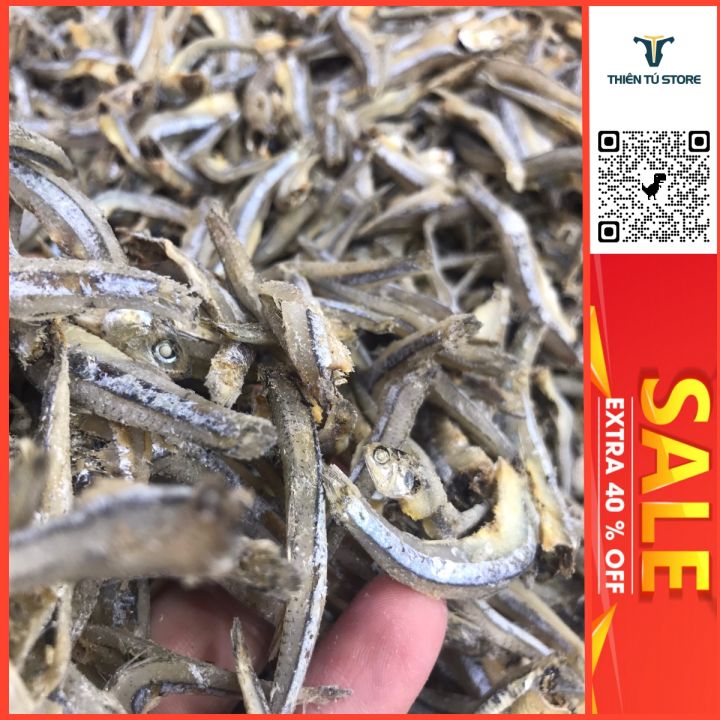 Khô cá cơm 1kg Thiên Tú, loại bình dân. phù hợp túi tiền người tiêu ...