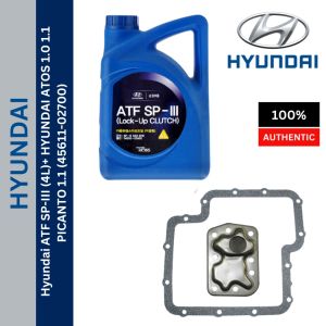 04500-00400 Hyundai ATF SP-III (4L)+ HYUNDAI ATOS 1.0 1.1 PICANTO 1.1 (45611-02700)