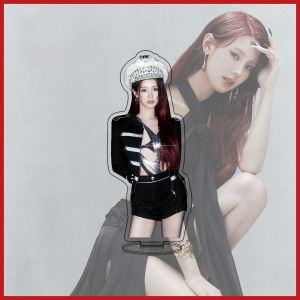 (G) I-DLE Keychain Korea Kpop Fashion Ins Popular Fb Trend Acrylic Stand Song Yuqi Tian Xiaojuan Ye Shuhua MINNIE Xu Suizhen Bag Pendant Table Ornaments A Gift for Your Girlfriend