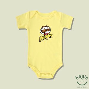 Haginbaby Food Themed Pringles Baby Onesie Customize Newborn Baby Clothes Romper 100% Cotton