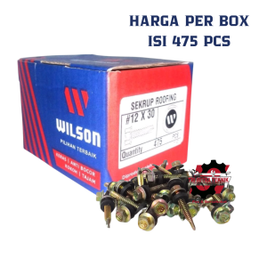 Wilson Baut Sekrup Roofing 12 X 30 Baja Ringan Kepala Isi 475 PER BOX