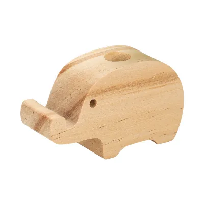 Portable Aroma Diffuser Wood Elephant Decor Long-Lasting Fragrance Diffusing for Home & Car