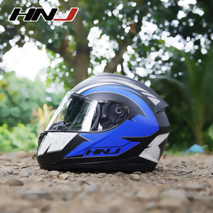 HNJ 910 full face helmet for motorcycle dual visor anti fog and anti rain  Lazada PH