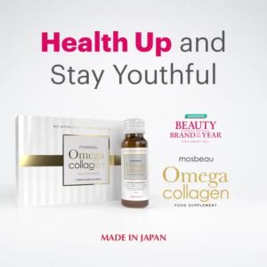 Mosbeau  Collagen 15 Bottles Made in Japan Liquid Nutritional Drink with Low Molecular Collagen & -3 EPA DHA Support Skin and Overall Wellness