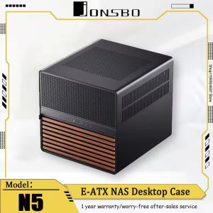 JONSBO N5 Black NAS chassis aluminum case ATX power supply supports ATX motherboard 12-position separate structure with own fan