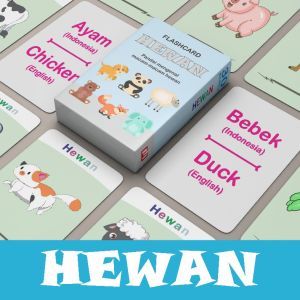 Flash Card Mainan Edukasi Premium Anak | Mainan Belajar Huruf dan Membaca dengan Desain Menarik