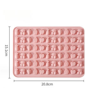 Mini Cartoon Candy Fondant Molds Gummy Animal Silicone Chocolate Mold Cake Biscuit Baking Mould Cake Decorating Tools