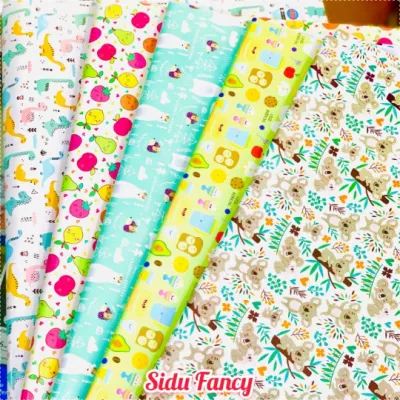 10 lembar Kertas Kado SIDU Fancy Campur Lucu Sinar Dunia